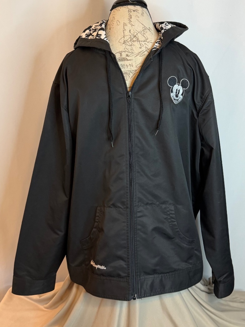 Woman's Mickey Mouse Rain Jacket, 2X